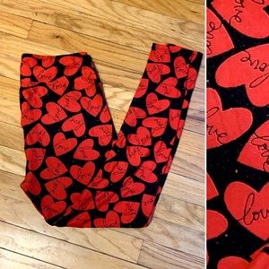 LuLaRoe Valentine TC Leggings